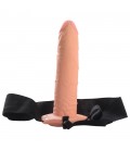 STRAP-ON OCO REAL RAPTURE AIR FEELING 8" BRANCO