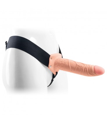 STRAP-ON OCO REAL RAPTURE AIR FEELING 8" BRANCO