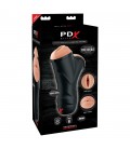 MASTURBADOR VIBRATÓRIO DUPLO DOUBLE PENETRATION VIBRATING STROKER PDX ELITE