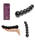 FIFTY SHADES FREED IT'S DIVINE GLASS BEADED DILDO BLACK