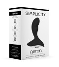 SIMPLICITY GERON RECHARGEABLE ANAL VIBRATOR BLACK