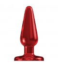 BOTTOM LINE MODEL 1 6” ACRYLIC BUTT PLUG RED