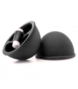 OUCH! VIBRATING SUCTION CUPS BLACK