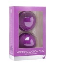 OUCH! VIBRATING SUCTION CUPS PURPLE