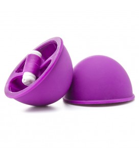 OUCH! VIBRATING SUCTION CUPS PURPLE