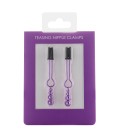 OUCH! TEASING NIPPLE CLAMPS PURPLE