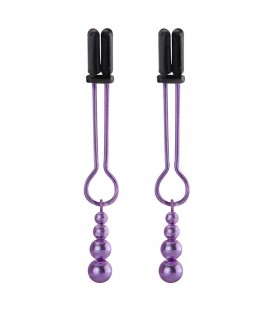 OUCH! TEASING NIPPLE CLAMPS PURPLE