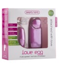 OVO VIBRATÓRIO LOVE EGG ROSA