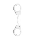 METAL HANDCUFFS WHITE