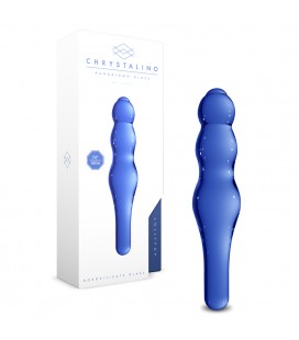 PENE EN VIDRIO LOLLYPOP CHRYSTALINO AZUL