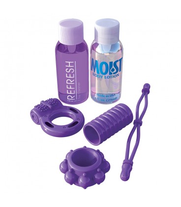 KIT FANTASY C-RINGZ PARTY PACK ROXO