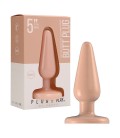 PLUG ANAL EM BORRACHA PLUG & PLAY 5” FLESH