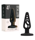 PLUG ANAL EN SILICONA PLUG & PLAY 4” NEGRO