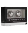 BOLAS VAGINAIS BEN WA BALLS HEAVY WEIGHT OUCH! PRATEADAS