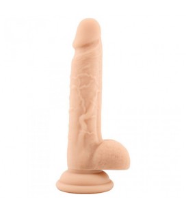 REAL SAFE ROD SLIM SILICONE DILDO WHITE