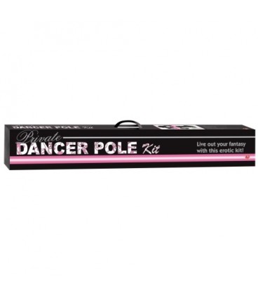 VARÃO DE STRIP-TEASE PRIVATE DANCER POLE KIT ROSA