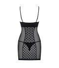 OBSESSIVE DOTINA CHEMISE AND THONG
