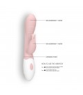 VIBRADOR RECARREGÁVEL EM SILICONE JUICY LOVELINE ROSA