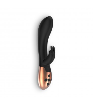 VIBRADOR COM AQUECIMENTO RECARREGÁVEL OPULENT ELEGANCE PRETO