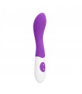 VIBRADOR EM SILICONE BEND GC ROXO