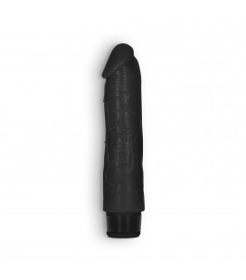 GC 8" THICK REALISTIC DILDO VIBE BLACK