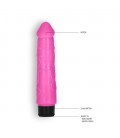 GC 8" THICK REALISTIC DILDO VIBE PINK