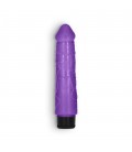 GC 8" THICK REALISTIC DILDO VIBE PURPLE