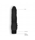 GC 8" FAT REALISTIC DILDO VIBE BLACK