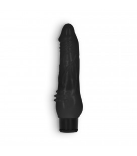 GC 8" FAT REALISTIC DILDO VIBE BLACK