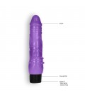 GC 8" FAT REALISTIC DILDO VIBE PURPLE