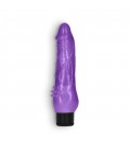 GC 8" FAT REALISTIC DILDO VIBE PURPLE