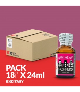 PACK WITH 18 AMSTERDAM POPPERS 24ML