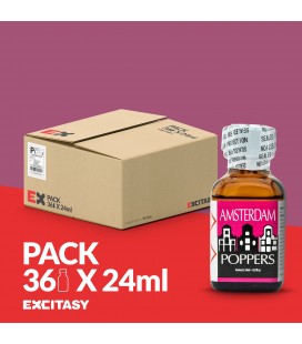 PACK COM 36 AMSTERDAM POPPERS 24ML