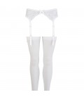 LACE GARTER BELT WHITE