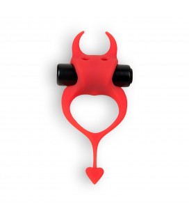 ADRIEN LASTIC DEVOL VIBRATING COCKRING RED