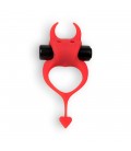 ADRIEN LASTIC DEVOL VIBRATING COCKRING RED