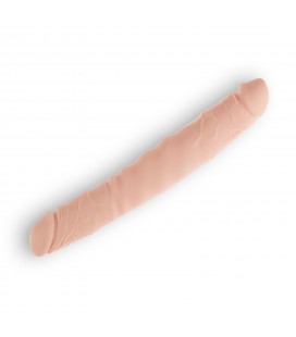 PENE DOBLE REALISTA ALIVE TWINS BRANCO 