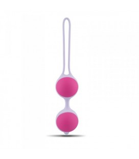 ENJOY DOUBLE BI-BALLS STIMULATING BALL WHITE