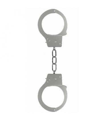 METAL BEGINNER'S HANDCUFFS SILVER