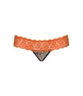 OBSESSIVE LACEA 2 THONG PACK BLACK AND ORANGE