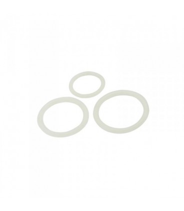 CONJUNTO DE 3 ANÉIS PARA O PÉNIS SILICONE COCK RINGS TIMELESS TRANSPARENTE