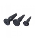 3 PIECE SET TIMELESS ANAL PLUGS BLACK