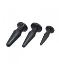 CONJUNTO DE 3 PLUGS ANAIS TIMELESS ANAL PLUGS PRETOS