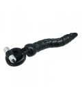 ANILLO VIBRADOR CON DILDO TIMELESS 2 STABS NEGRO