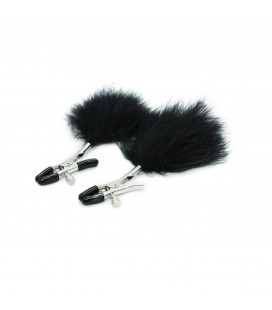 PINZAS PARA PEZONES CON PLUMAS TOYZ4LOVERS