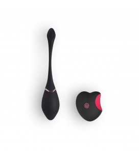 TOYZ4LOVERS RECHARGEABLE VIBRATING EGG WITH REMOTE BLACK