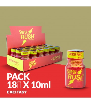 PACK WITH 18 SUPER RUSH 10ML