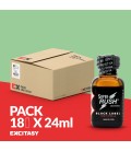 PACK WITH 18 SUPER RUSH BLACK LABEL 24ML