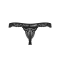 QUEEN SIZE OBSESSIVE 810-THO THONG BLACK