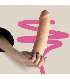 DILDO PREMIUM SILICONA TESSUDO 9" VAINILLA CRUSHIOUS